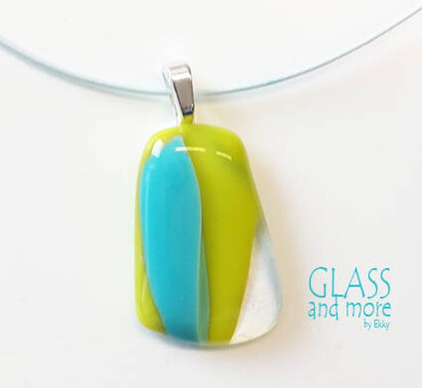 Groen blauwe glashanger (GHGB01)