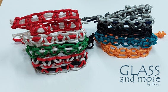 Geknoopt open armbandje