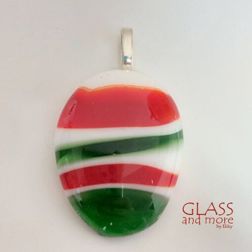 Rood wit en groene hanger