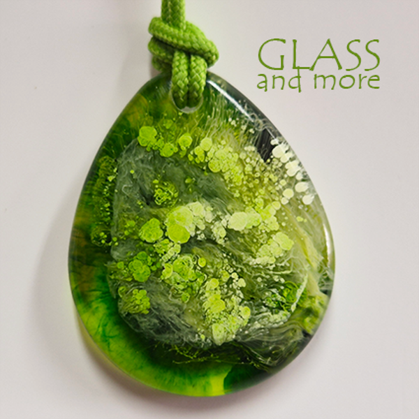 Epoxy groene druppelhanger