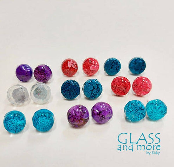 Epoxy oorknopjes middelgroot