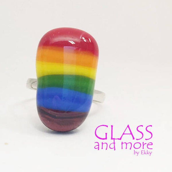 Regenboog ring (GR-RG 01)