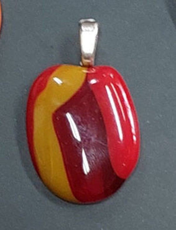 Warme kleuren glashanger