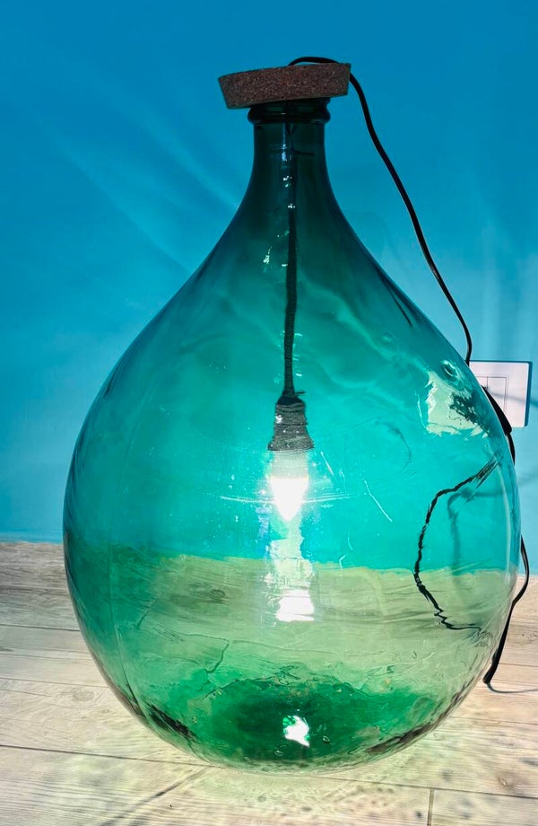 LAMPADA RICAVATA DA DAMIGIANA
