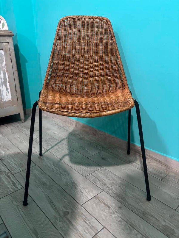 SEDIA BASKET DISEGNATA GIAN FRANCO LEGLER