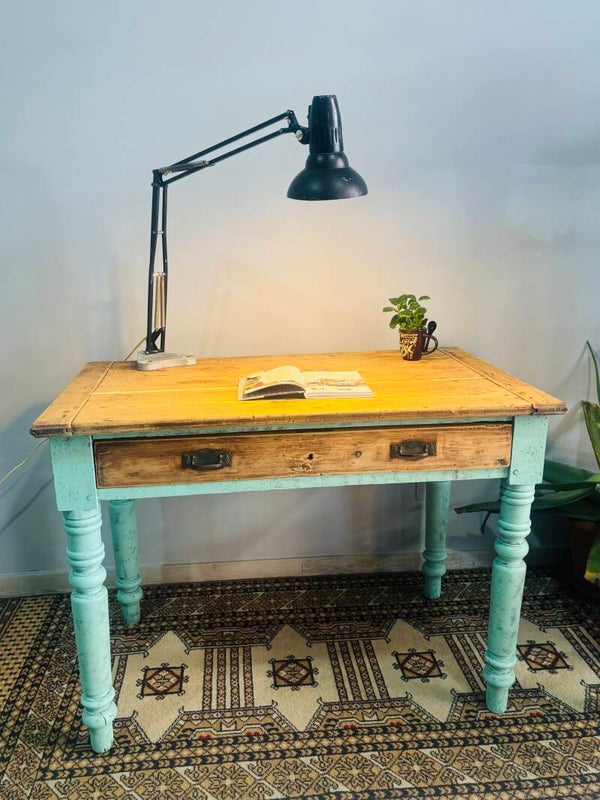 tavolo legno anni 40 -table vintage