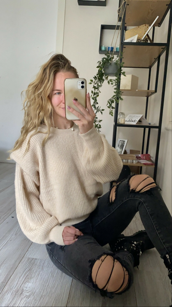 Beige sweater