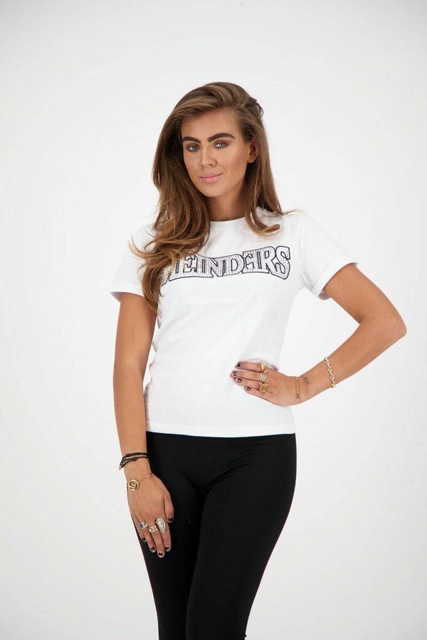 T-shirt slim fit diamonds wording