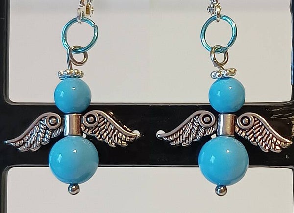 Örhängen "Baby blue angel"