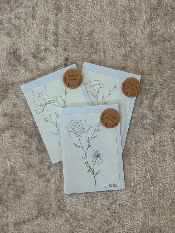 3 wenskaarten voor €7,50