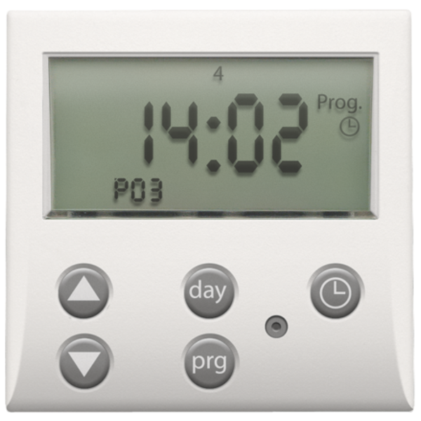 Niko 154-78300   Afwerkingsset voor digitale rolluikschakelaar, white coated
