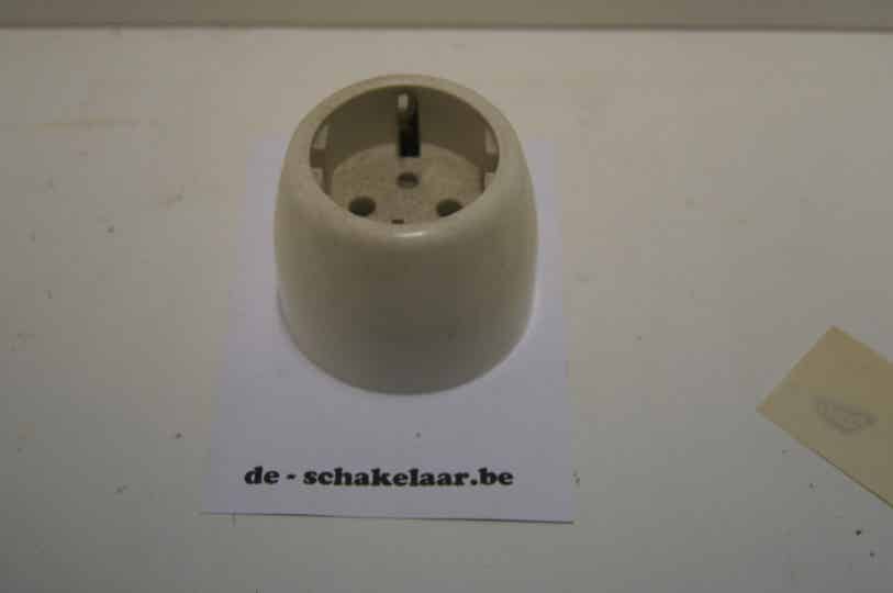 Niko Rond Stopcontact Retro/Vintage Hydro + opbouw / Niko / Webshop | De-schakelaar