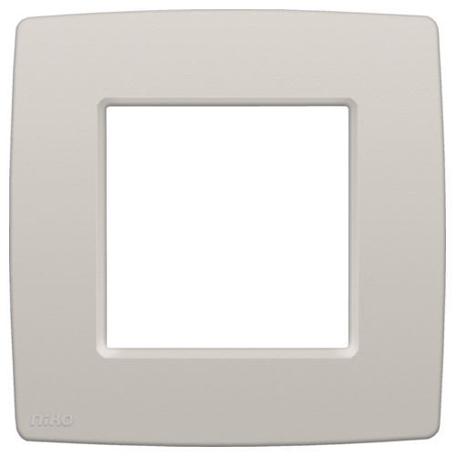 Niko 102-76100 Enkelvoudige afdekplaat Niko Original light grey