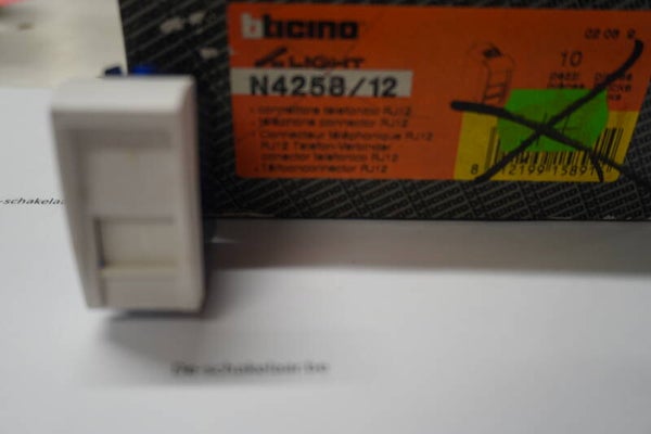 Bticino light N4258/12 Connector RJ12