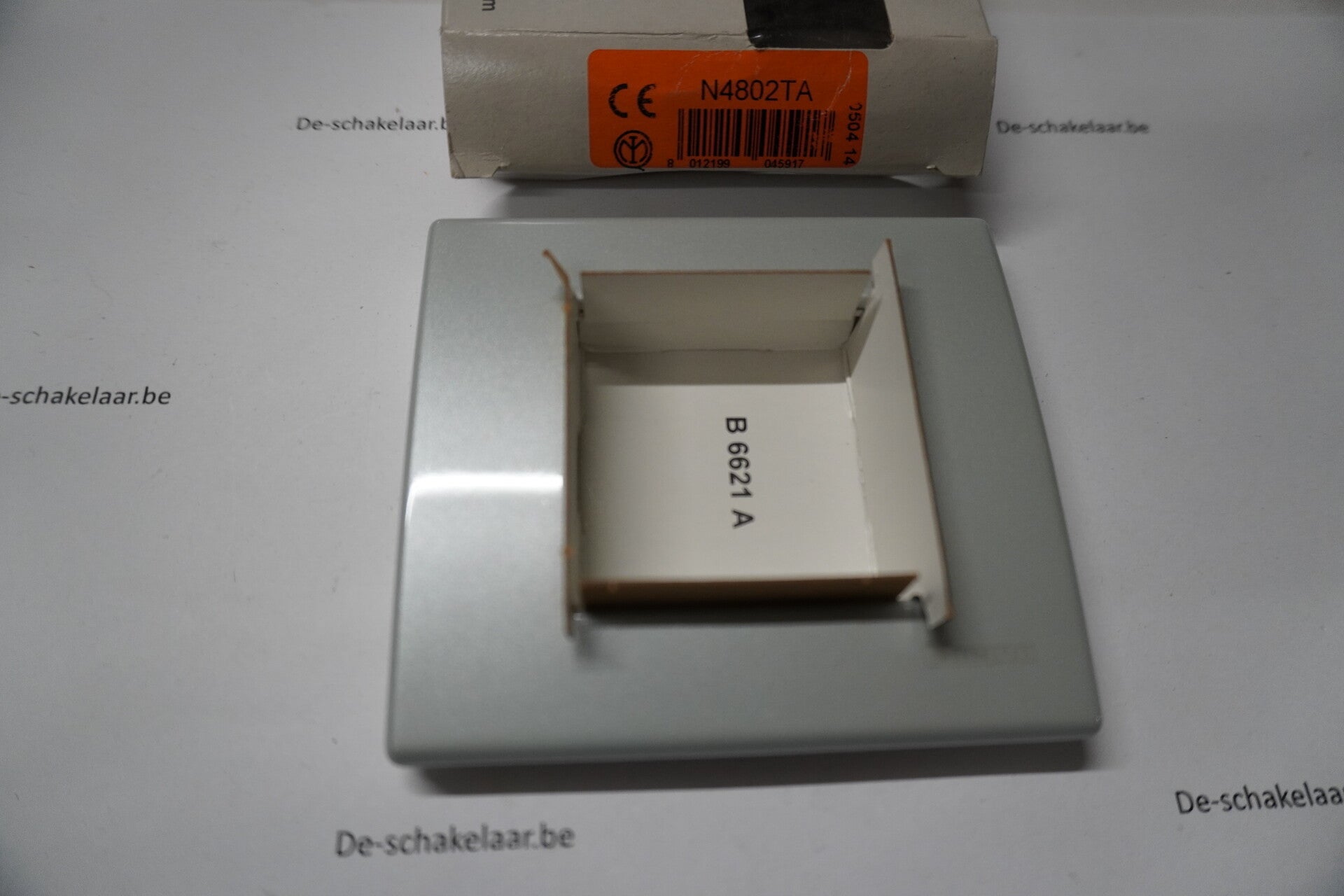 Bticino light N4802TA afdekplaat 2 modules licht titaan