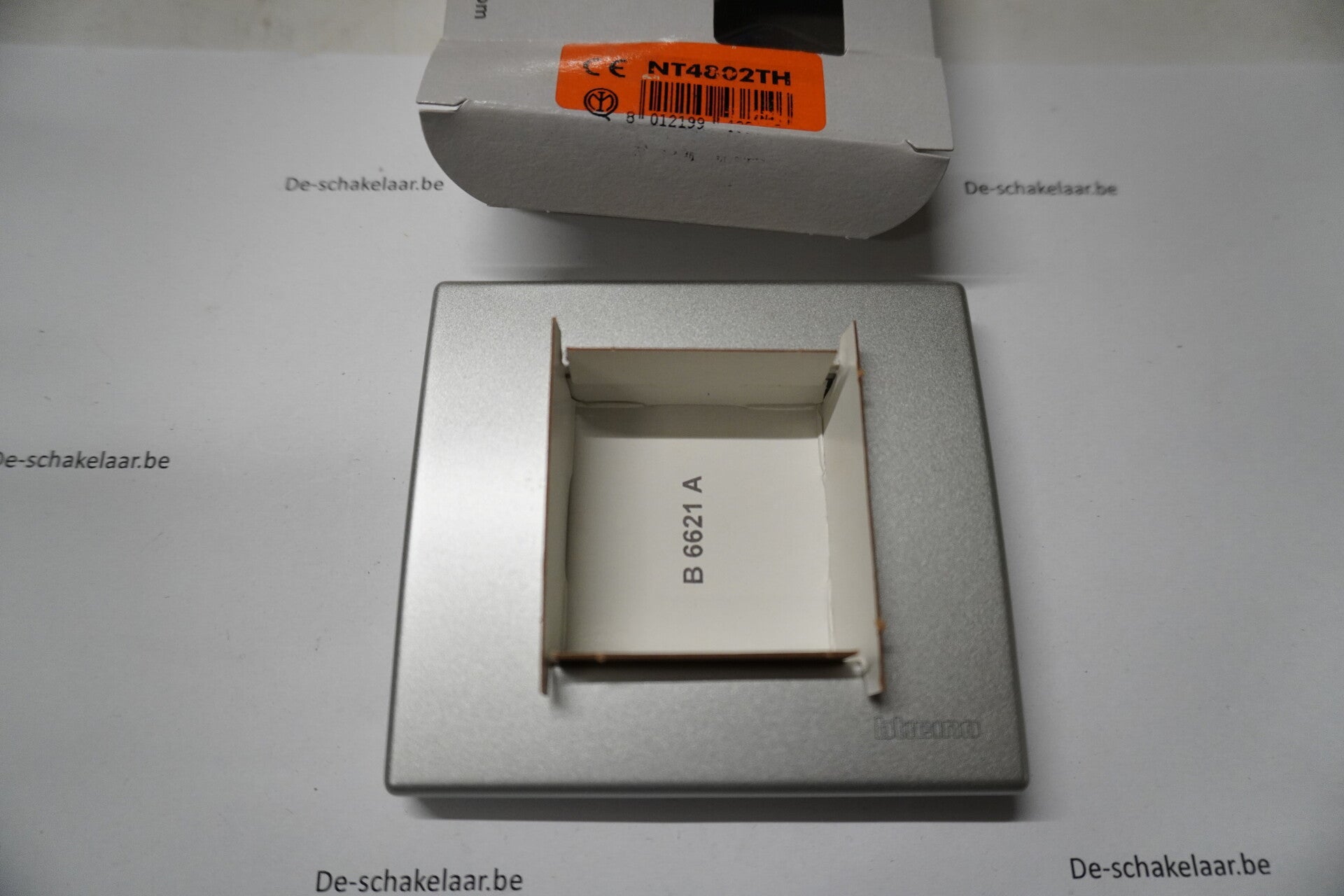 Bticino light N4802TH afdekplaat 2 elementen light tech