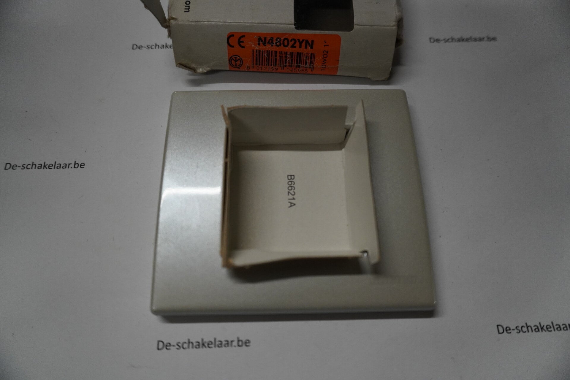 Bticino light N4802YN Afdekplaat 2 modules parelgeel