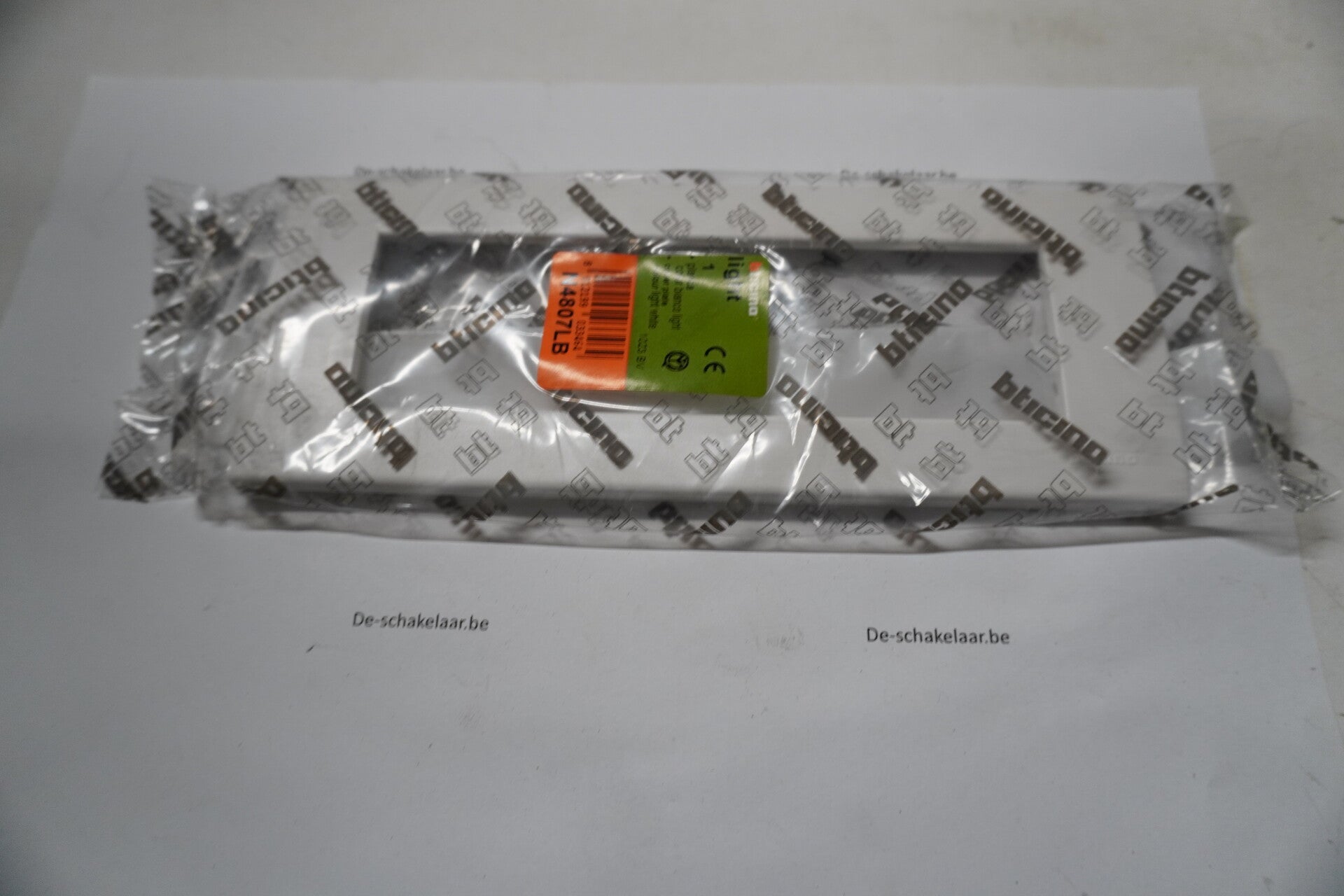 Bticino light N4807LB afdekplaat 7 mod light wit