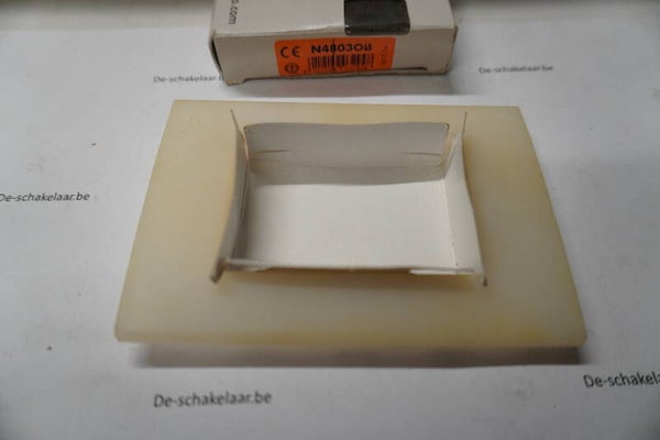 Bticino light N4803OB Afdekplaat 3 mod opaal wit