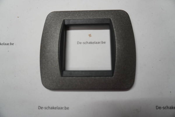 Bticino living  L4802GF afdekplaat 2 mod grafiet