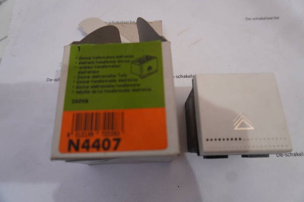Bticino light N4407 dimmer electronische transfo drukknop 250VA