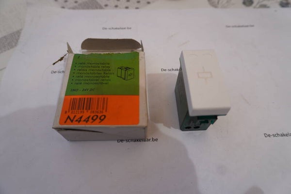 Bticino N4499 Monostabile relais 24V DC 1NO