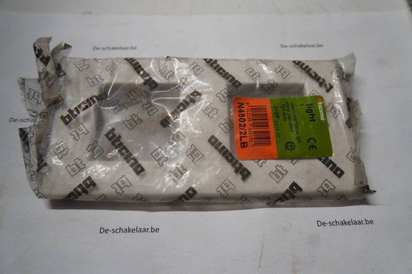 Bticino light N4802/2LB Light Wit afdekplaat 2×2 modules 159x80mm