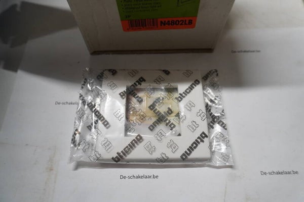 Bticino light N4802LB Light Wit afdekplaat 2 modules 88x80mm