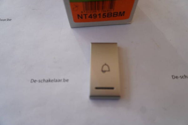 Bticino ligt tech NT4915BBM toets 1 mod belsymbool