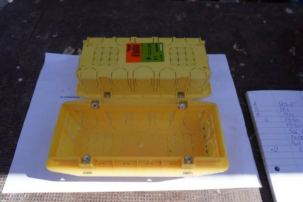 Bticino 506L  inbouwdoos 6/7 modules metselwerk