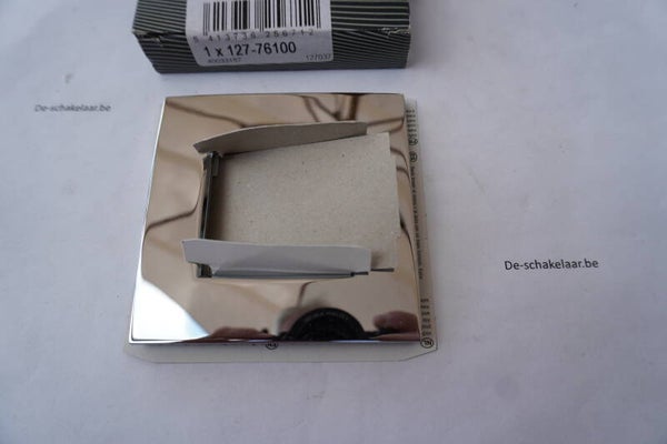 niko 127-76100 niko intense silver enkelv afdekplaat