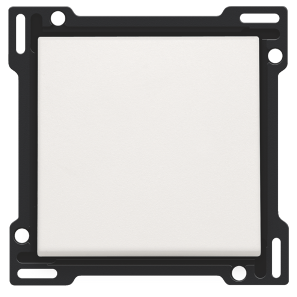 Niko 101-61105 Afwerkingsset voor enkelvoudige schakelaar of drukknop, white