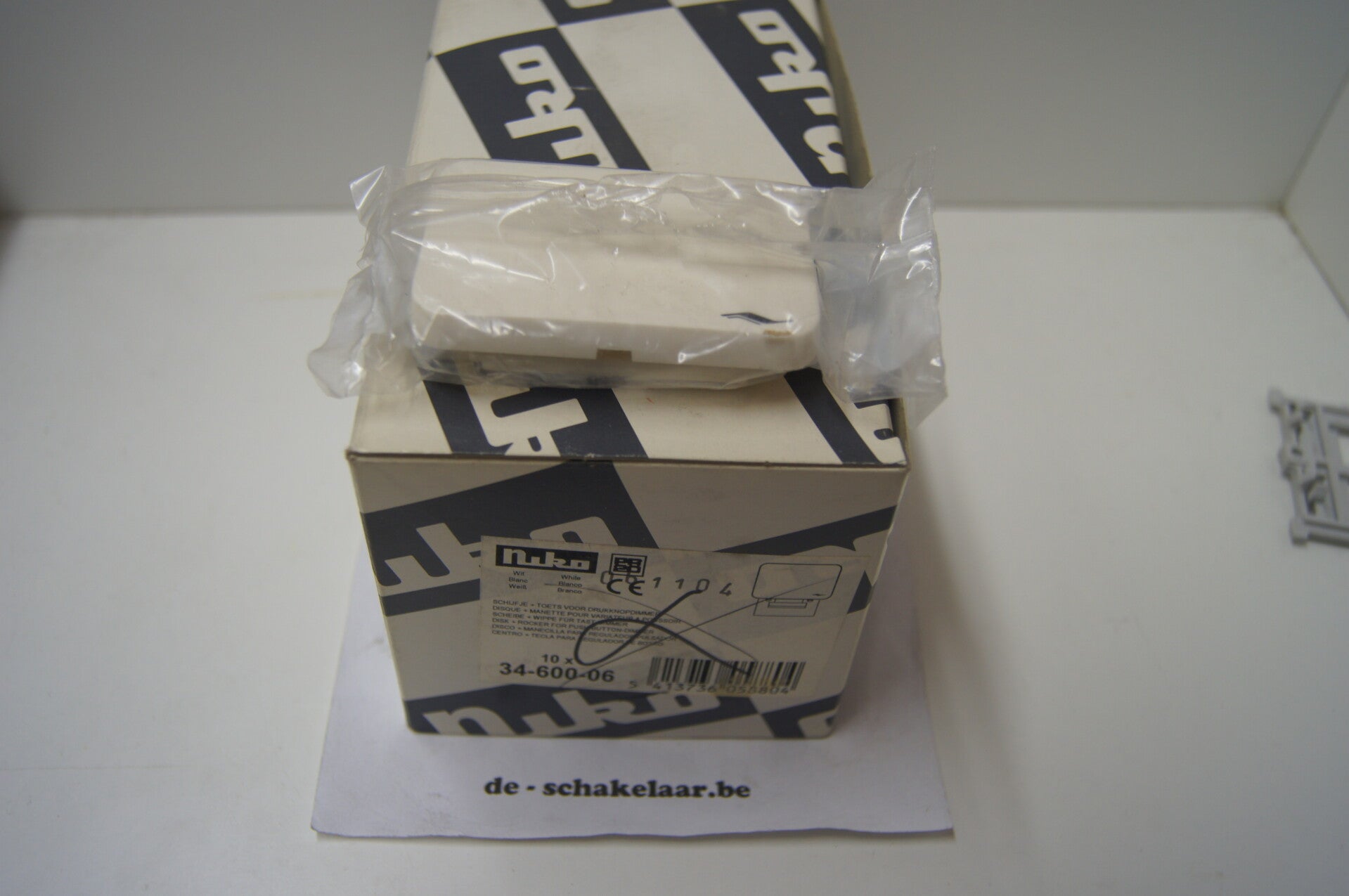 Niko 34-600-06 PR20 schijfje + toets drukknopdimmer C2.7C