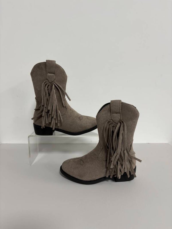 Cowboylaarzen taupe mini