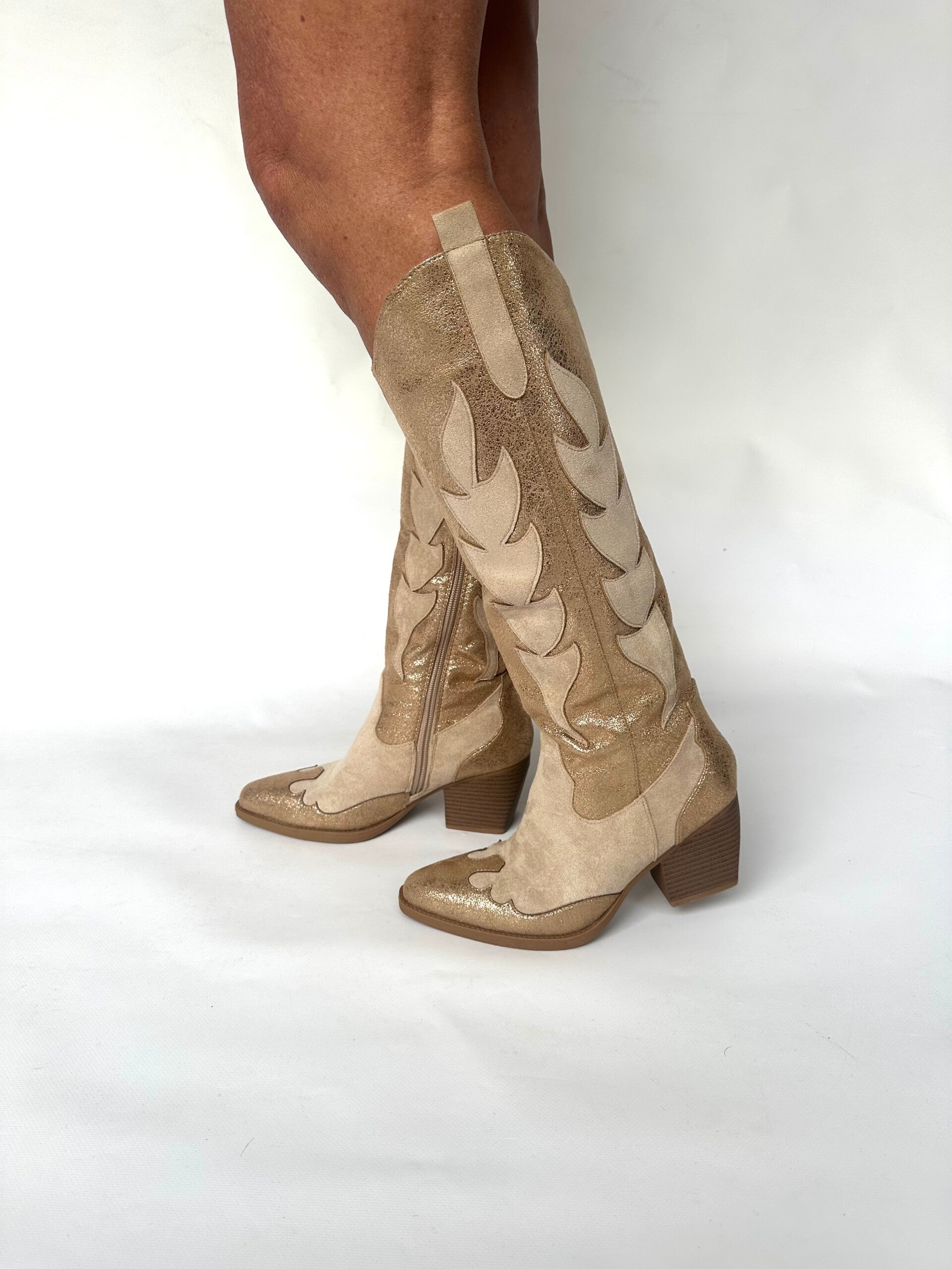 Cowboylaarzen gold dust