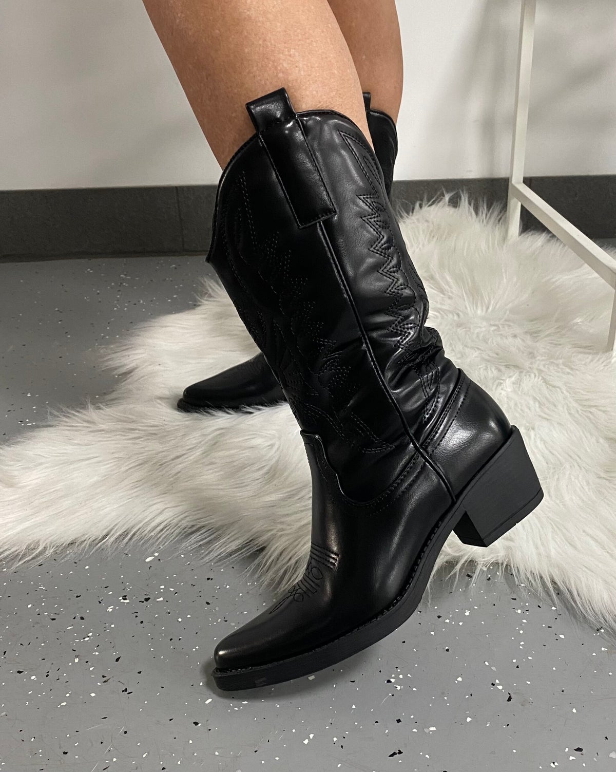 Cowboy Laarsjes Laarsjes 2021 Cowboylaarzen Zwart Danique Boutique