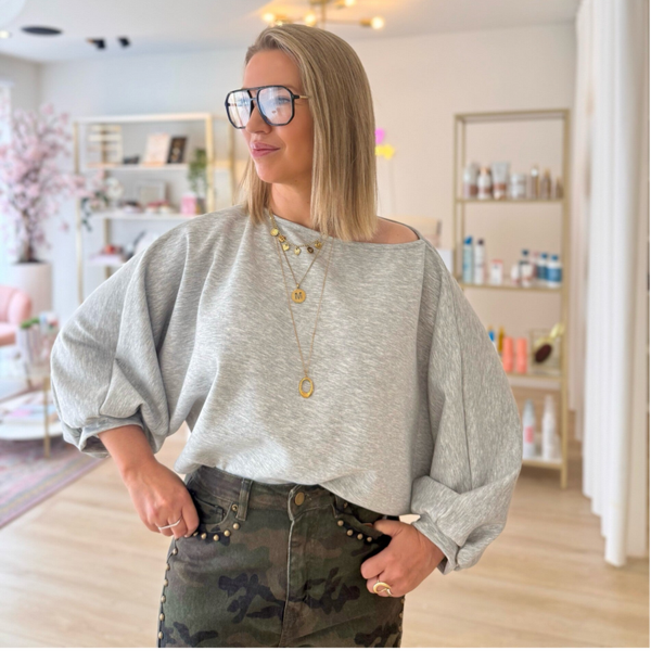 Poppy sweater grijs