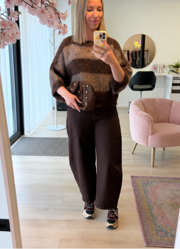 Amy barrel broek bruin