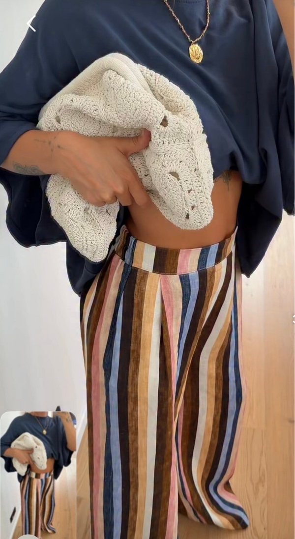 Gestreepte pantalon