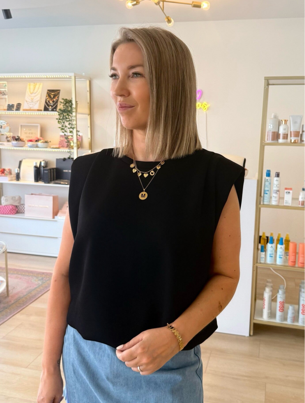 poff top zwart