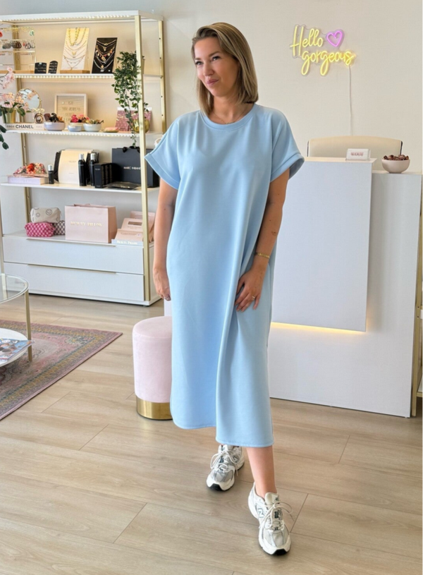 Maya jurk blauw