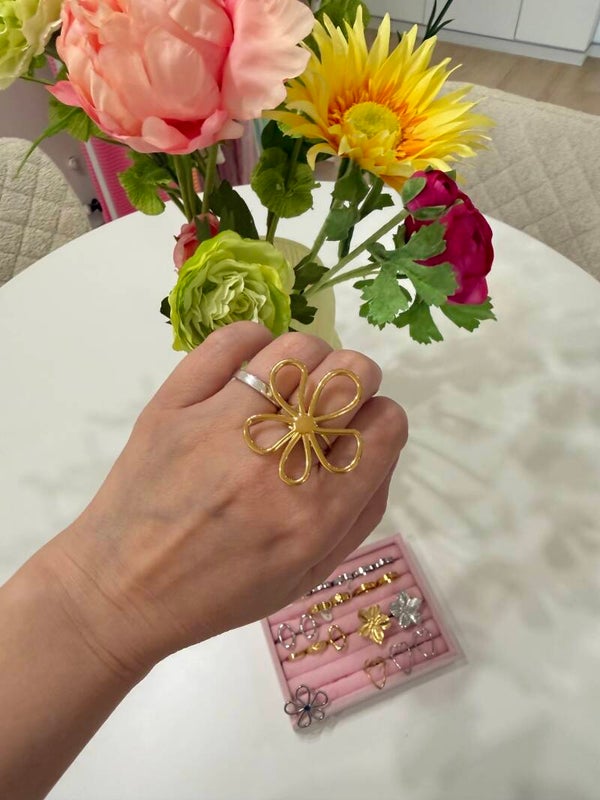 ring daisy goudkleur