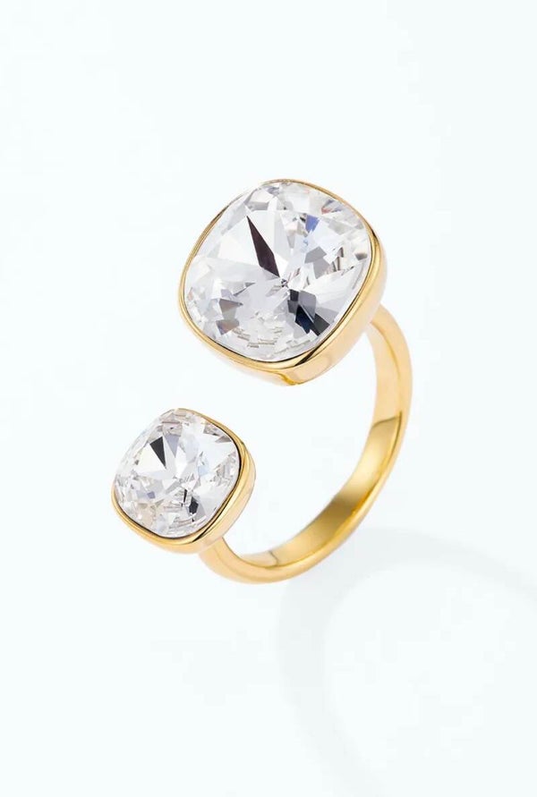Ring goud rvs 7