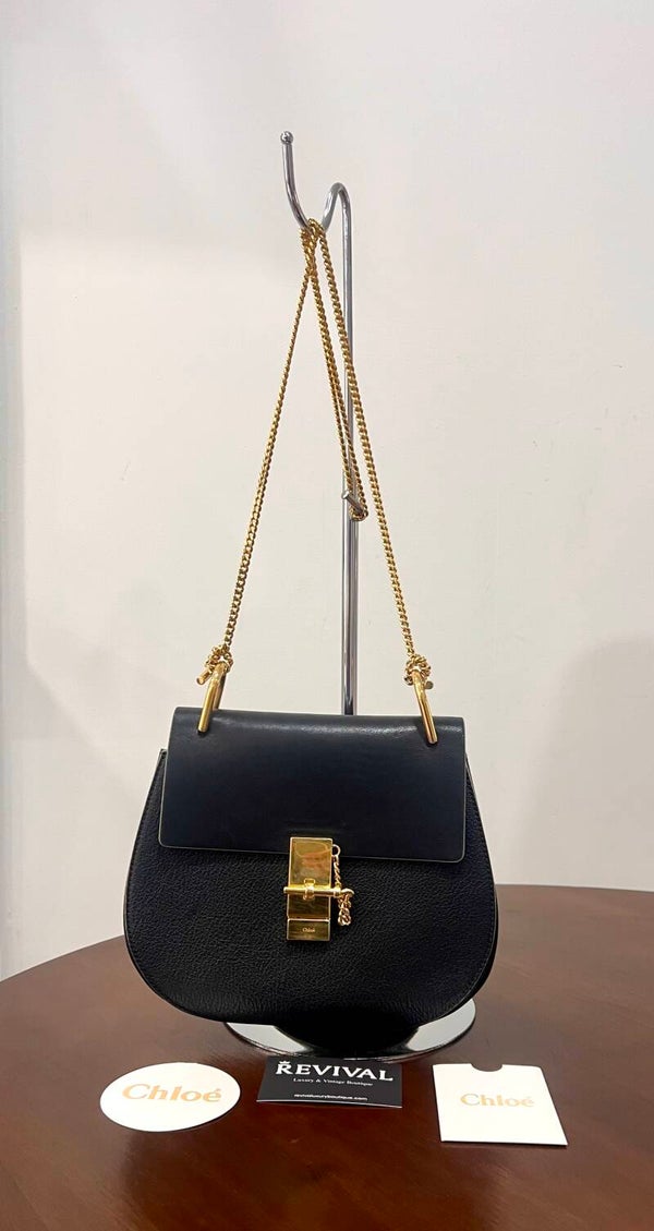 Chloé Drew medium pelle nera