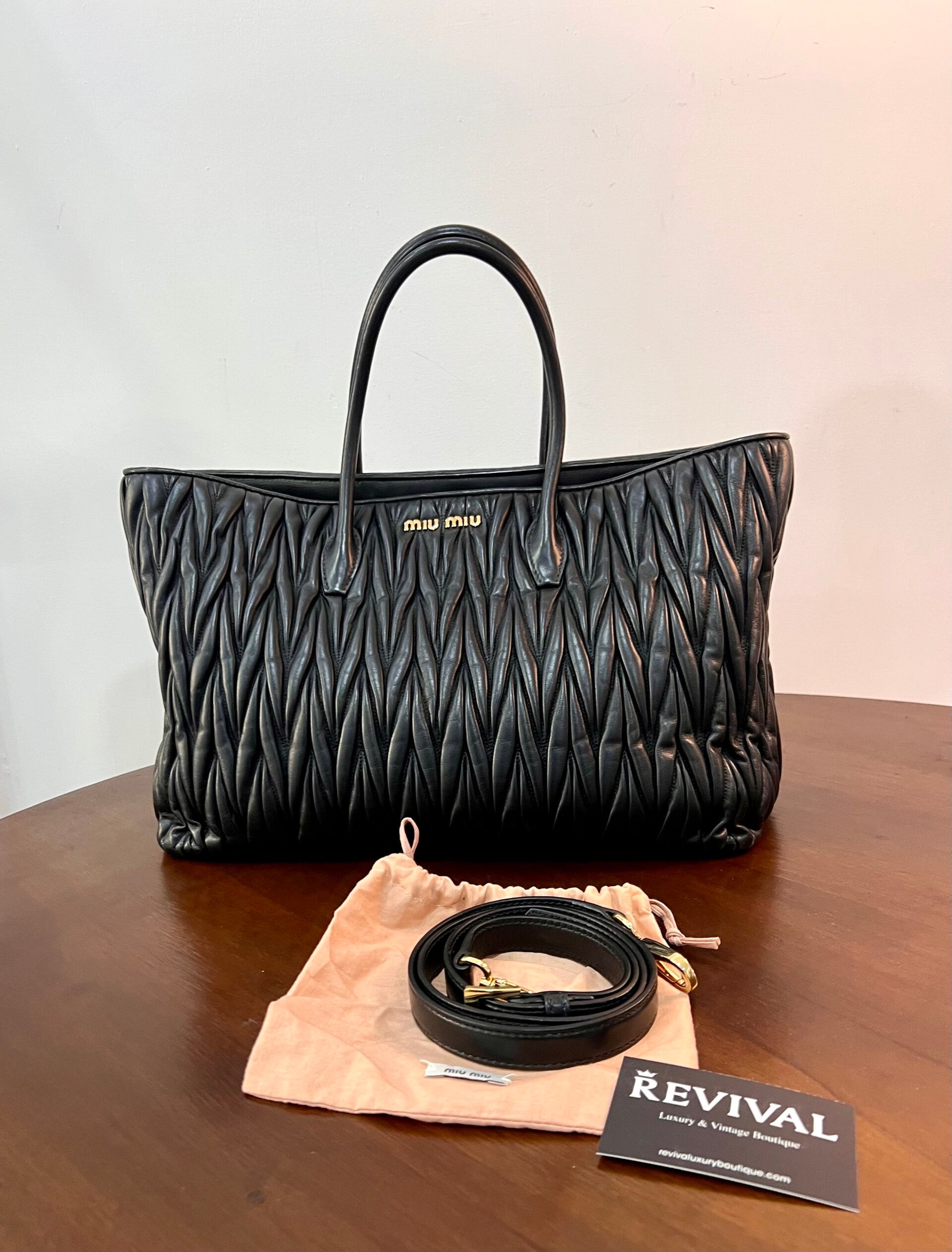 Miu Miu Shopping bag Nera