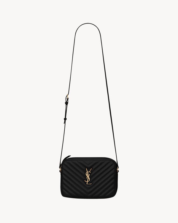 Saint Laurent Lou Camera bag pelle nera hw oro
