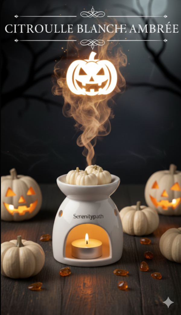 🎃Citrouille blanche ambrée 🎃