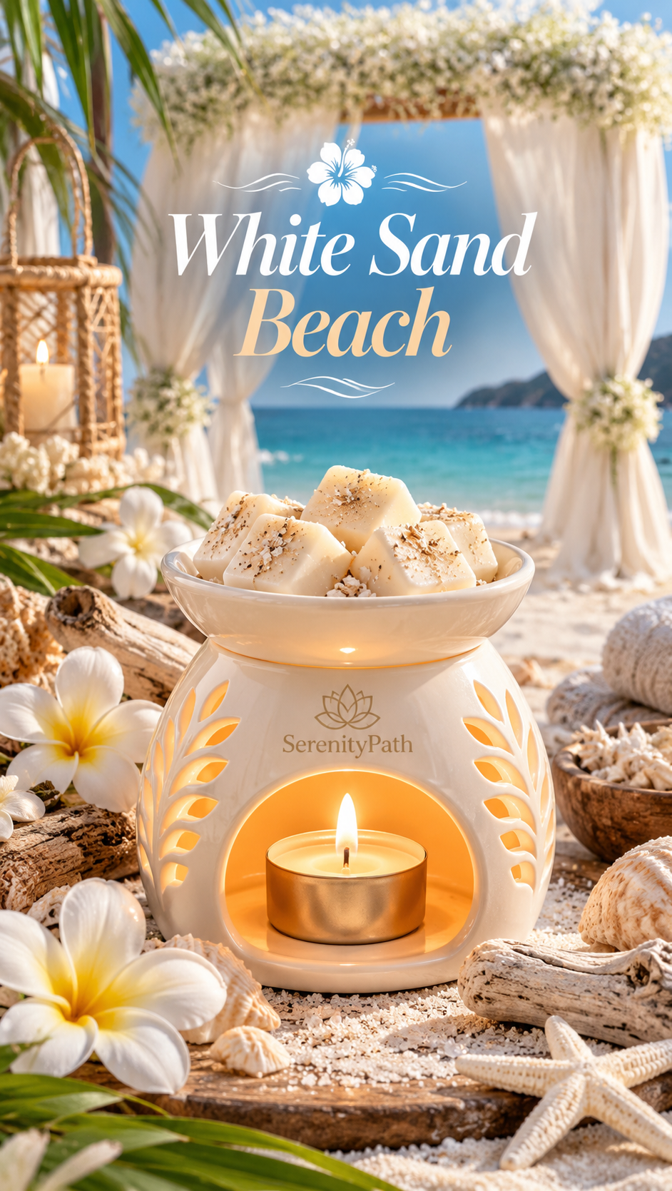 White Sand Beach 🏖️✨