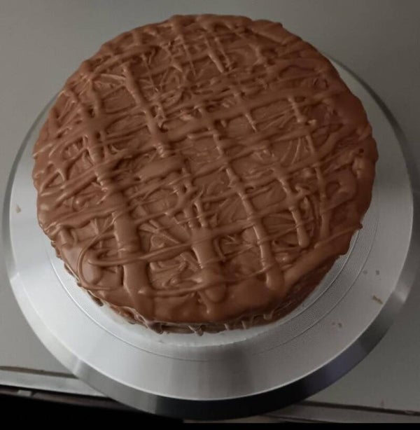 8 in carmel cake-2 layers