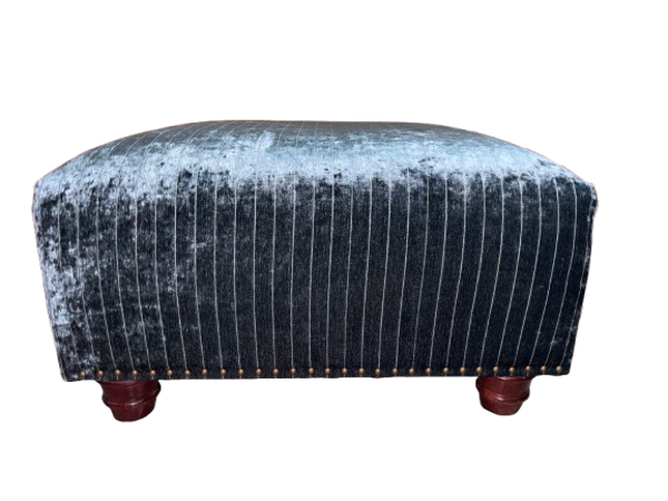 Velvet Ottoman